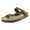 Brown Leather, variant on White Mountain Womens Crawford Leather Flat Thong Sandals