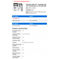 thumbnail image 2 of Carburetor Repair Kit - Compatible with 1981 Ford Mustang 4.2L V8 CARB 2BBL, 2 of 2