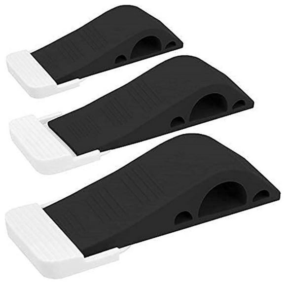 Dvkptbk Door Stoppers Rubber Security Wedge Rubber Door Stop Wedge Security Door Stops Home Improvement 3 Pack Tools Home Essentials on Clearance