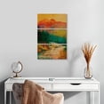 thumbnail image 2 of Elephant Stock Northern Essence Ak Wall Art - Vertical Multi Panel Canvas - Living Room Wall Decor - Nature Multi Panel - Orange And Green Decor By Marion Rose - 14" x 23", 2 of 4