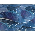 thumbnail image 3 of Ambesonne Tropical Leaves Quilted Bedspread Set 3 Pcs, Art Retro Monstera, Twin, Dark Lavender Indigo, 3 of 4