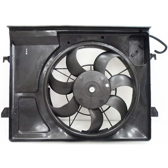 Agility Auto Parts 6010142 Dual Radiator and Condenser Fan Assembly for Kia Specific Models