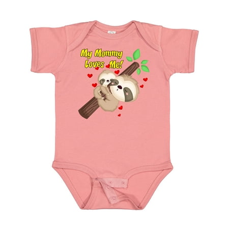 

Inktastic My Mommy Loves Me Boys or Girls Baby Bodysuit
