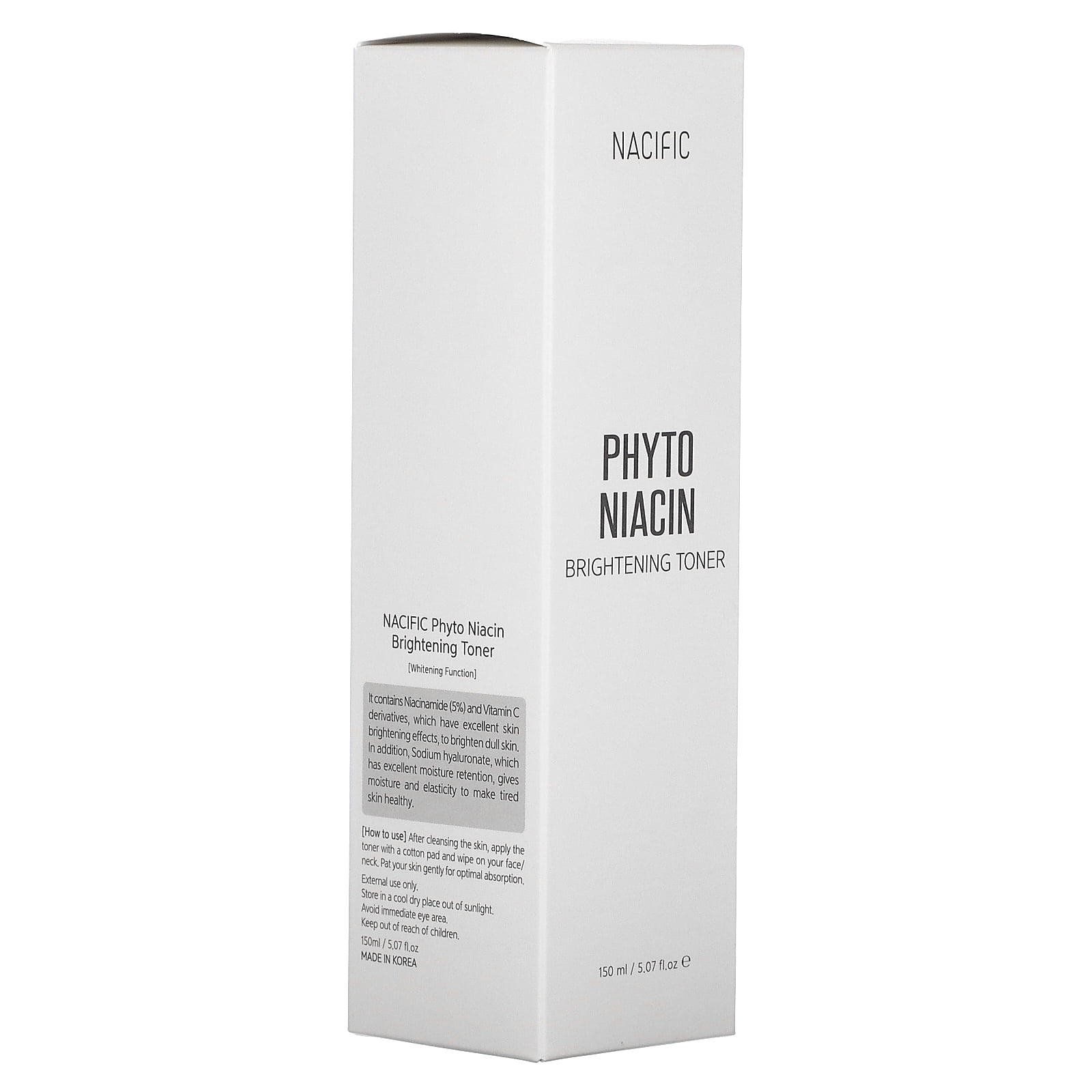 Nacific Phyto Niacin, Brightening Toner , 5.07 fl oz (150 ml)