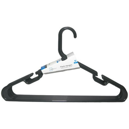 mainstays plastic hangers hanger ms pack
