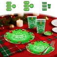 thumbnail image 1 of Christmas Party Plates and Cups Set | 10-Piece Disposable Tableware for Holiday Gatherings, 1 of 6