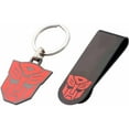 thumbnail image 2 of Autobot Men's Stainless Steel Black IP Money Clip and Key Chain Set, 2 of 4