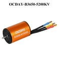 thumbnail image 1 of 2-3S LiPo 4 polos Motor sin sensores accesorio de Control remoto para 1/10 RC coche barco 5200KV, 1 of 8