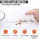 thumbnail image 3 of Kitchen aid 10Pcs Clear Placemat - Washable Dining Or Kitchen Table Mat - Plastic - Heat Resistant Table Mats Easy To Clean, 3 of 5