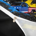 thumbnail image 4 of Castle Fairy Graffiti Monster Truck Duvet Cover Set for Teens, American Flag Print Bedding Full for Boys Bedroom, Red Blue,Black Reversible,3pcs,No Comforter, 4 of 6