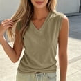 thumbnail image 4 of MAFYTYTPR Women's Cotton Blend V-Neck Tank Tops Spring Summer Casual Tops for Everyday Wear 1PC S-XL, 4 of 6