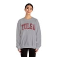 thumbnail image 4 of Tulsa Sweatshirt Gifts Crew Neck Shirt Long Sleeve Unisex, 4 of 7