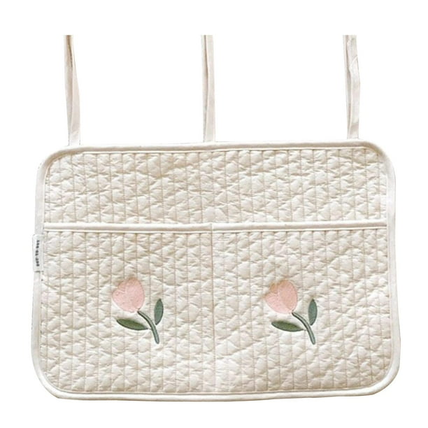 Bolsa de pañales para bebés bolsas de almacenamiento colgantes/algodón/bolsas de almacenamiento para cochecito/portapañales para recién nacidos para j Tulipán Grande