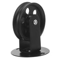 thumbnail image 4 of HINTRMENT 1 Set Pulley for Pendant Light Fixture Black Iron DIY Installation Round Classic Home Decor, 4 of 8