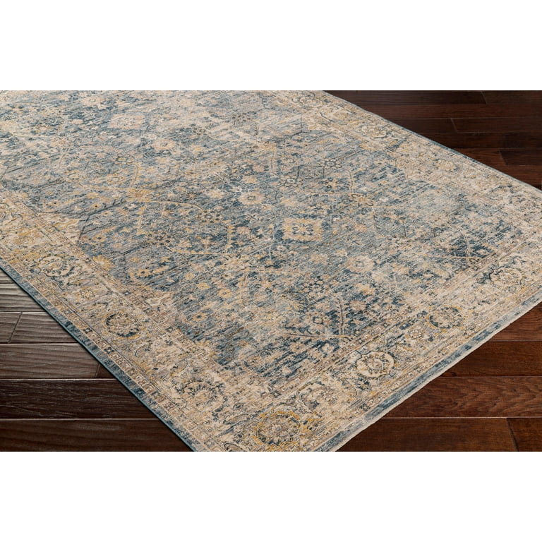 Mark&Day Area Rugs, 2x3 Harpers Ferry Traditional Dark Blue Area Rug (2' x  3') 