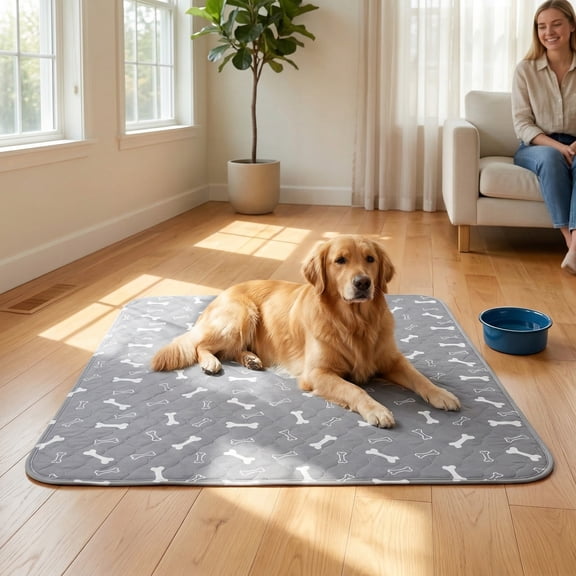 Puppy Pee Pads for Dogs, 2026 Upgraded Washable Puppy Pad with Pheromones, Leak & Odor Proof, Non-Slip Base, Easy to Clean & Reusable