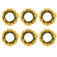 thumbnail image 2 of 6PCS Candle Rings Wreaths, Artificial Spring Berry Candle Holder Rings for Easter Party Table Centerpiece Decoration, 2 of 5