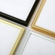 thumbnail image 2 of Marco de fotos de aleación de aluminio con lados estrechos de metal, marco de póster simple, marco de certificado, marco de fotos A4, rompecabezas montado en la pared A3, 2 of 5