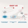 thumbnail image 4 of Fiudx Recogedor de Pelo Automático, Fácil Instalación para Desagüe de Bañera, Atrapa El Pelo con Precisión, Limpieza Sin Complicaciones, Accesorio Esencial para El Baño, Ajuste Universal, Tamaño 6,5, 4 of 7
