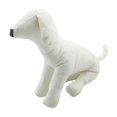 thumbnail image 5 of PU Leather Dog Mannequin Pet Clothing Form Display Stand Soft Dog Models Size White, 5 of 8