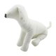 thumbnail image 4 of Maniquíes de perro de cuero sintético, maniquí de exhibición de ropa para mascotas, suministros para mascotas, modelos de perros Talla M Blanco, 4 of 9