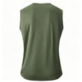 thumbnail image 4 of DORKASM Men's Camo Print Sleeveless Workout Tank Top Quick Dry Gym Muscle Shirt Athletic Tee Army Green 3XL, 4 of 4