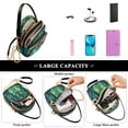 thumbnail image 6 of Women's Crossbody Handbags Shoulder Handbag Multi Pocket Crossbody Bag Dark Forest with Green Eyes, 6 of 7