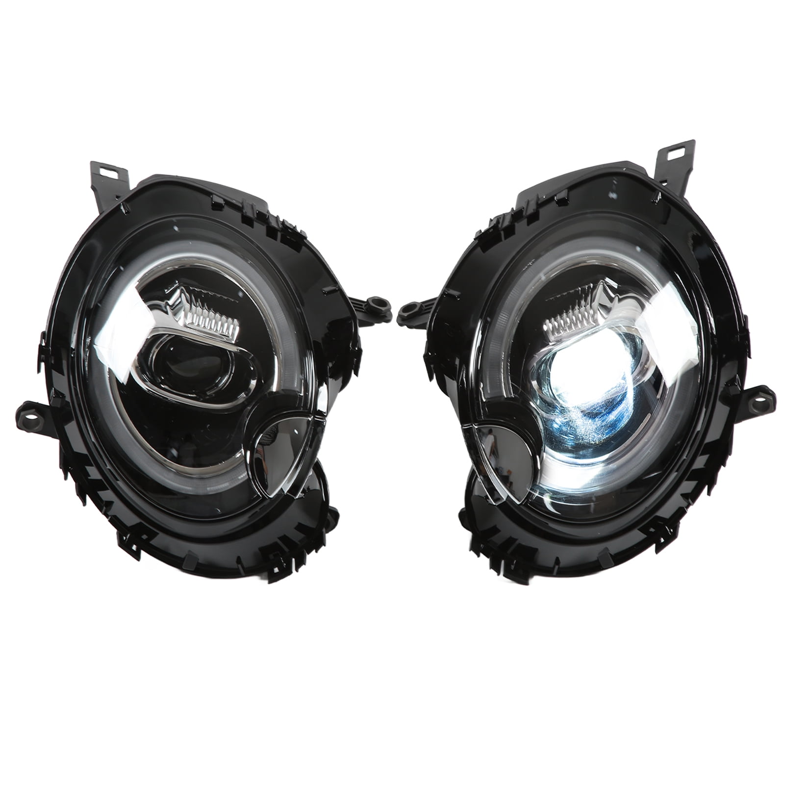 Led Projector Headlight Led Projector Headlight Dual Beam Headlight Assembly Dual Beam Projector Headlight Led Projector Dynamic Headlight Dual Beam Replacement For R55 R56 R57 Walmart