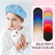 thumbnail image 3 of Boina francesa de mezcla de lana para hombres y mujeres de color liso hasta calcetines, 3 of 5