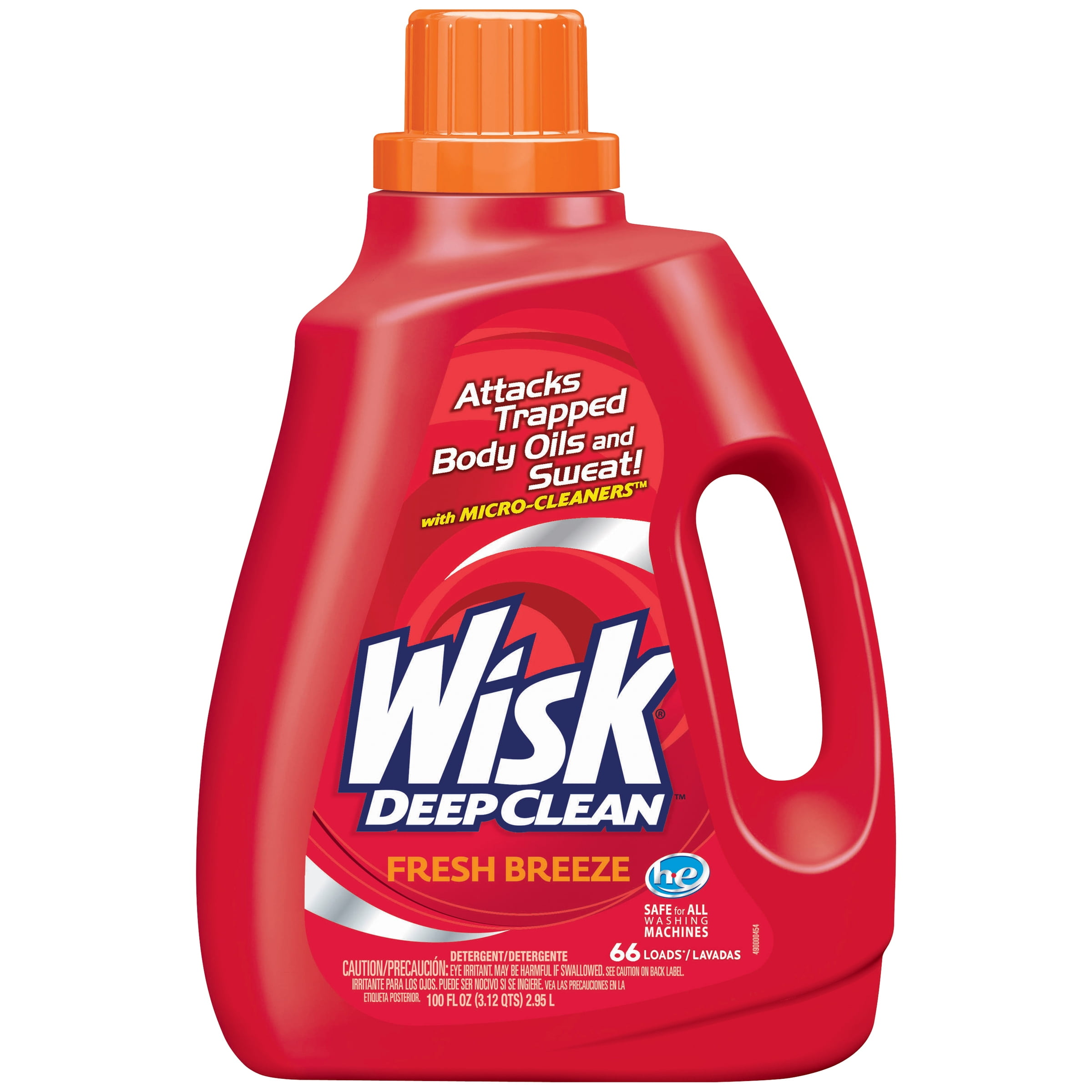 Wisk Deep Clean Fresh Breeze Detergent, 66 loads, 100 fl oz