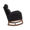 thumbnail image 5 of Rocking Chair With Head Pillow Side Storage Bag High Density Sponge Upholstered Recliner Sofa Chair For Living Room Bedroom, 5 of 9
