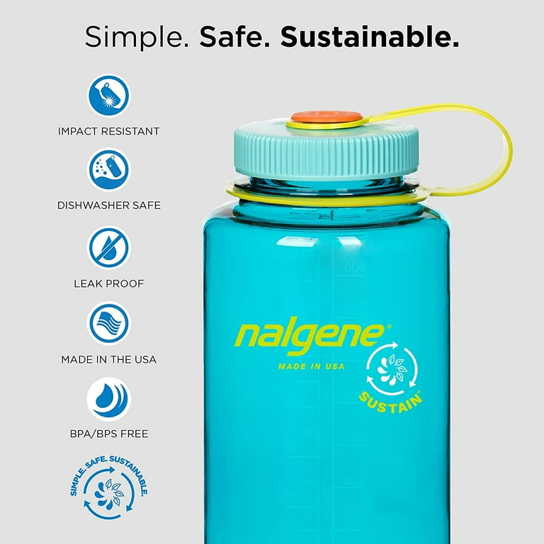 Nalgene Tritan Wide Mouth 32 oz Water Bottle - BPA Free