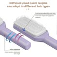 thumbnail image 4 of Self Cleaning Hair Brush For Women, One-click Cleaning Comb, Retractable Comb, Anti-static Massage Comb For Adults Kids, 4 of 5