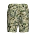 thumbnail image 2 of Lsque Tropical Plants Green Mens Sleep Pajama Shorts,Short Pajama Pants, Cotton Ultra-Soft Knit-XX-Large, 2 of 9