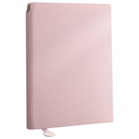A5 Journal Notebook 8.27 ×6.3 Lined Writing Notebook Soft PU Leather Cover Journal Blank Journaling Notebooks Work Ruled Notebook Daily Planner Notebook for Office 100 Pages Pink