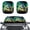 Aurora Wolf, variant on Garronmavis Starfish Shell Car Sun Shade Abstract Windshield Sunshades Car Sun Visor Sunlight Protector