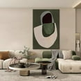 thumbnail image 3 of Handmade Beige Abstract Painting Brown Painting Wabi-sabi Wall Art Earth Tones Painting Geometric Wall Art Large Wall Decoration, 3 of 9