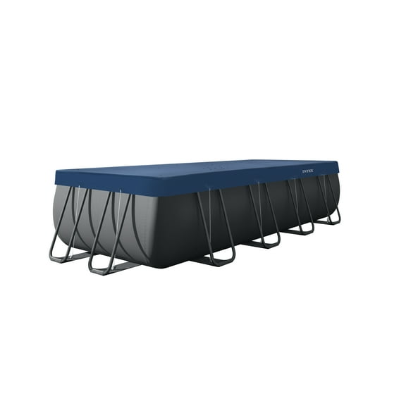 Intex 18FT X 9FT Rectangular All-Season Deluxe Winter Pool Cover for Above Ground Pools