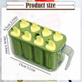 thumbnail image 3 of Ice Cube Tray 8 Cavity Ice Maker Tray Ice with Sticks Diy Ices Container Reusable Easy Release Freezer Tray for Homemade Desserts and Freezer Use Ice Mold Tray Freezer Ice Tray Easy Release Ice Molds, 3 of 9