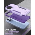 thumbnail image 3 of Funda Poetic Neon Series para iPhone 13 Pro Max, color morado, 3 of 6