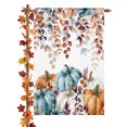 thumbnail image 2 of Orange Blue Pumpkin Fall Garden Flag 28x40 Double Sided - Welcome Garden Flags for All Seasons Outside Décor, Thanksgiving Maple Leaf Decorative Personalized Yard Flags Large Sign, 2 of 9