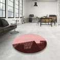 thumbnail image 4 of Ahgly Company Machine Washable Indoor Rectangle Transitional Pink Area Rugs, 2' x 4', 4 of 7