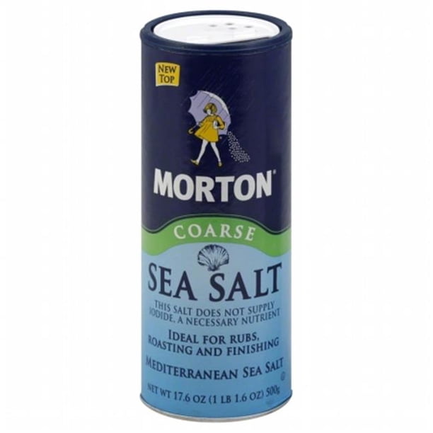 MORTONS SEA SALT FINE17.5 OZ Pack of 12