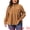 Brown, variant on DARING DIVA Women's Plus Size Long Sleeve Button Down Blouses 1X Brown