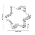 thumbnail image 2 of Under $5 1*Cookie Cutter,Stainless Steel Cookie Cutter,Christmas Cookie Cutters Winter Holiday Cookies Cutter Shapes Christmas Tree Santa Gloves Snowflake Stainless, 2 of 8