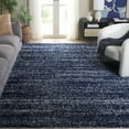 thumbnail image 3 of SAFAVIEH Hudson Jaden Striped Shag Runner Rug, Ivory/Beige, 2'3" x 14', 3 of 5