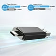 thumbnail image 3 of KEXIN Type-C 128G 2-in-1 USB Flash Drive, OTG Memory Photo Stick, Flash Pen Drive for Android / PC / Mac, Black, 2 Pack, 3 of 6