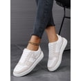 thumbnail image 3 of Sneakers Women's Sports Shoes Brown Casual Shoes Flat Skateboarding Shoes, 3 of 4
