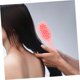 thumbnail image 5 of Cepillo masajeador del cuero cabelludo con mango largo ergonómico para eliminar la caspa y lavar el cabello – Rosa, 5 of 5