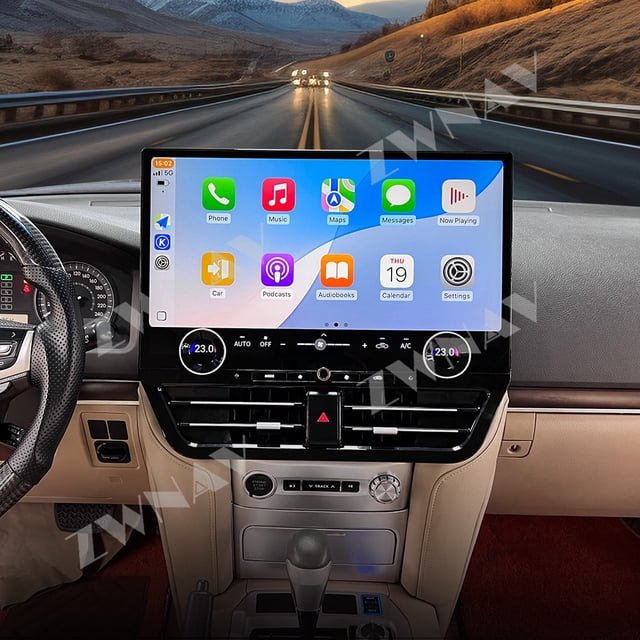 ZWNAV 19.8 Inch for Toyota Land Cruiser LC200 2016-2021 Screen Car Radio Player Android Host IPS Touch Screen Car GPS Navigation Multimedia Player